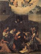 MAZZOLINO, Ludovico The Adoration of the Shepherds painting